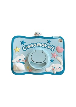 Samsung Galaxy Tab A8 Plus X200 Kılıf 360° Dönebilen Standlı Çocuklara Özel Cinnamoroll Figürlü - Tek Ebat